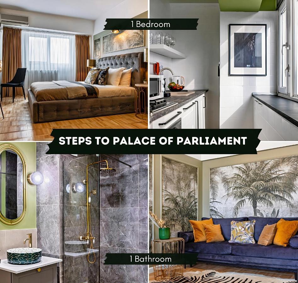 Designer Flat For 4, Heart Of Bucharest, Kitchen Villa Bagian luar foto